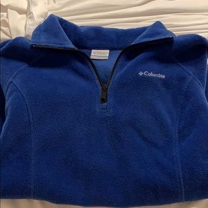 Royal blue quarter zip sweater